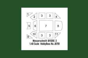 Hobby Boss 81791 Messerschmitt Bf109E-3 1/48 – zdjęcie 5