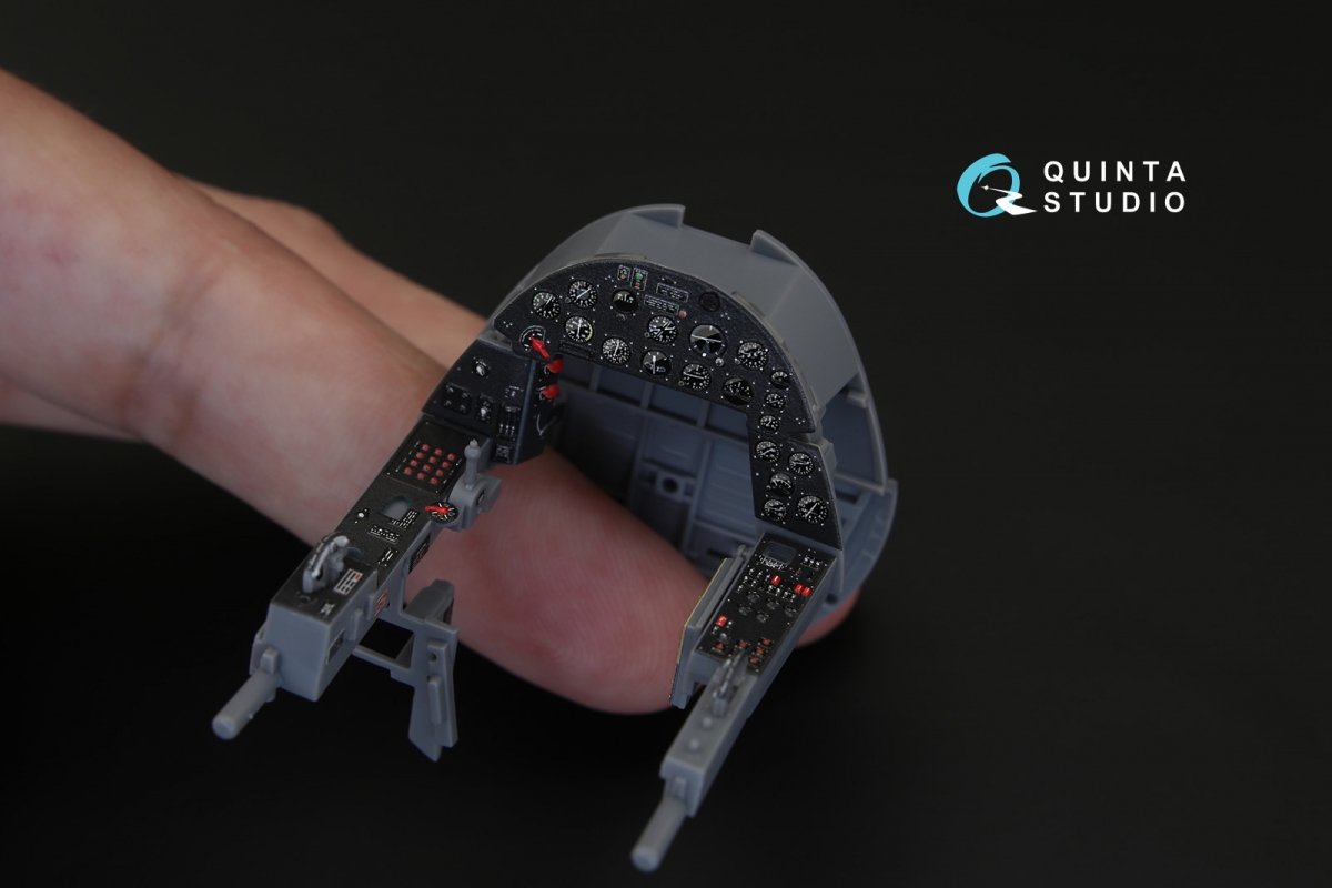 Quinta Studio QD32040 F4U-1A Corsair 3D-Printed &amp;amp; colored Interior on decal paper (for Tamiya kit) 1/32 – image 5