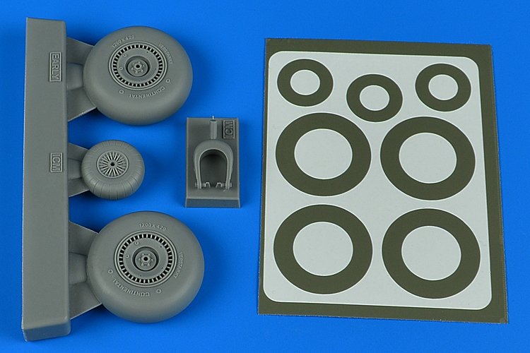 Aires 4802 Do 217N wheels & paint masks - early B 1/48 ICM