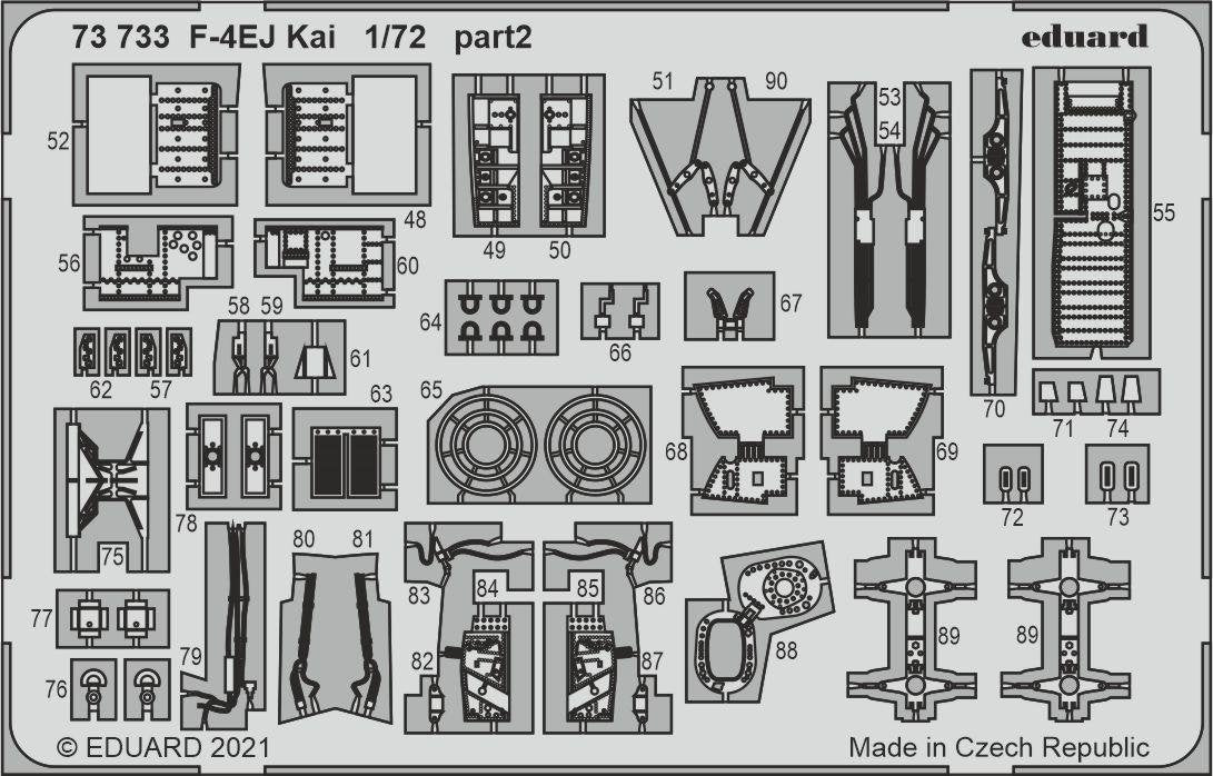 Eduard 73733 F-4EJ Kai for FINE MOLDS 1/48