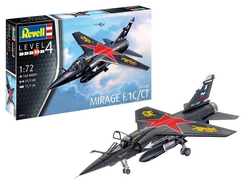 Revell 64971 Dassault Mirage F-1 C/CT Starter Set 1/72