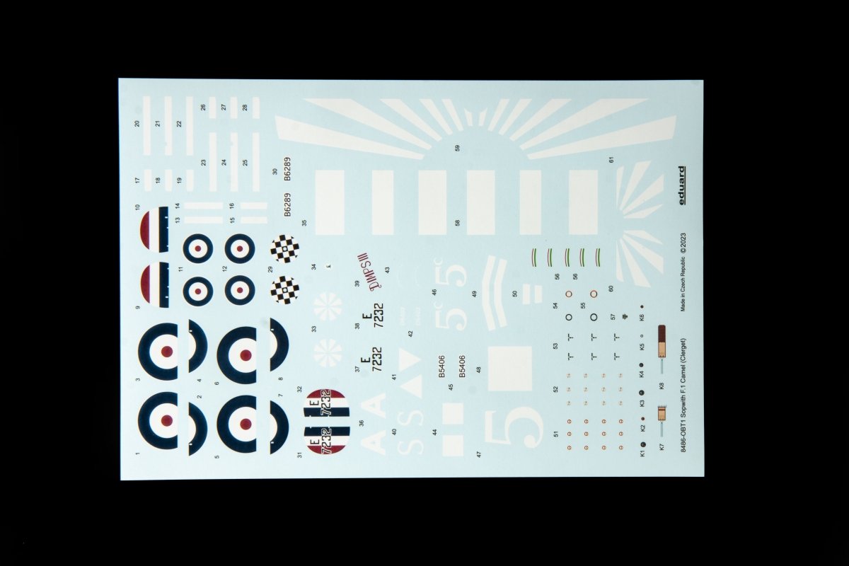 Eduard 8486 Sopwith F.1 Camel (Clerget) 1/48 – zdjęcie 5