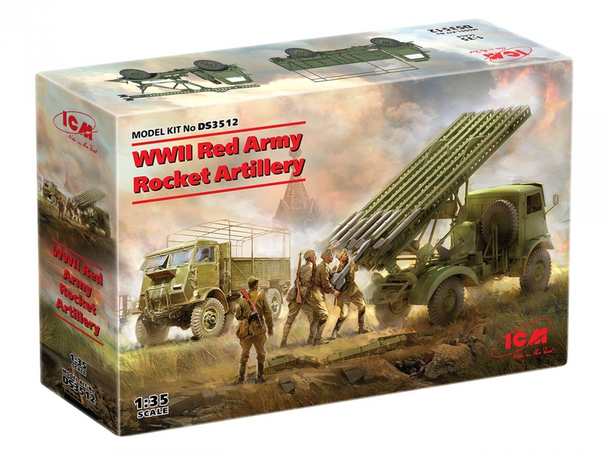 ICM DS3512 WWII Red Army Rocket Artillery 1/35 – zdjęcie 2