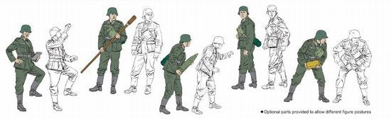 Dragon 6461 German Field Howitzer Crew 1/35 – image 3