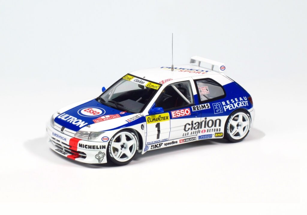 NuNu PN24009 Peugeot 306 MAXi ’96 MONTE CARLO RALLY 1/24 – zdjęcie 2