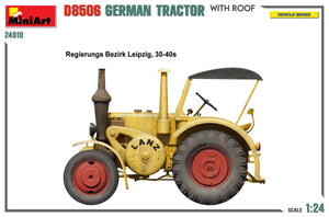 MiniArt 24010 GERMAN TRACTOR D8506 WITH ROOF 1/24 – zdjęcie 4