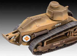 Revell 03278 Char. B.1 bis - Renault FT.17 1/76 – zdjęcie 2