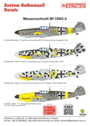 Techmod 32029 - Messerschmitt Bf 109G-2 1/32 – immagine 2