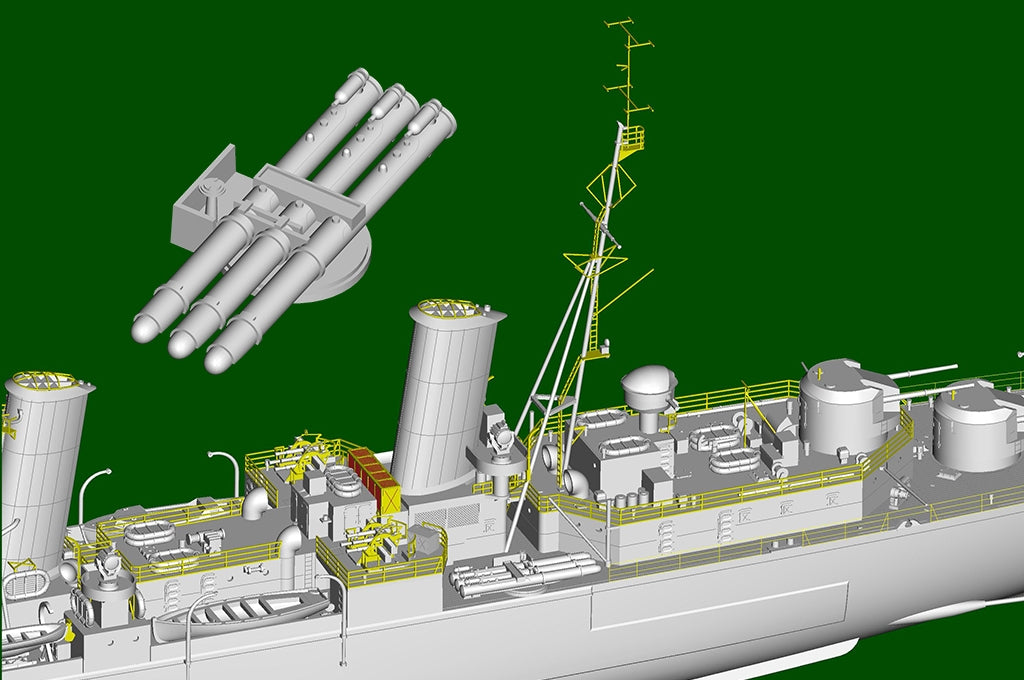 Trumpeter 05366 HMS Naiad 1/350 – zdjęcie 12