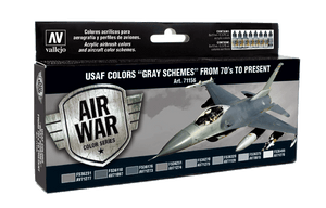 Vallejo 71156 USAF Colors Gray Schemes from 70s to present