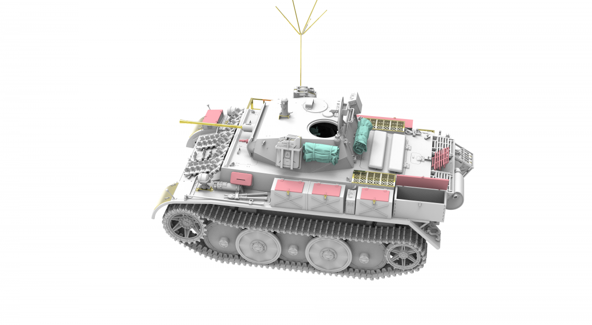 Border Model BT-018 Pz.Kpfw.II Ausf.L Luchs Late Production 1/35 – zdjęcie 2