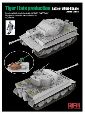 Rye Field Model 5101 Tiger I Late Production Battle of Villers-Bocage Limited Edition 1/35 – image 3