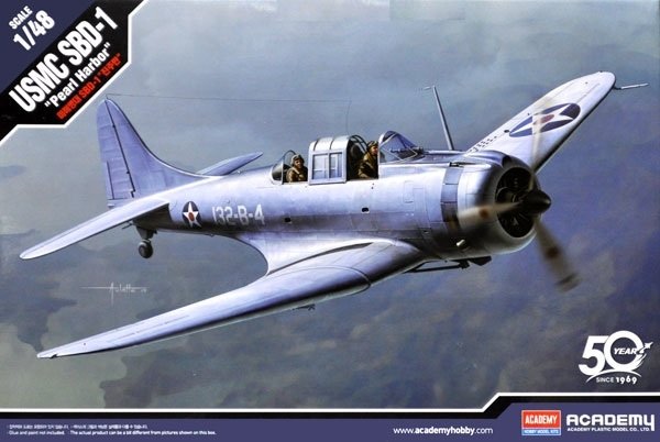 Academy 12331 USMC SBD-1 Dauntless "Pearl Harbor" 1/48