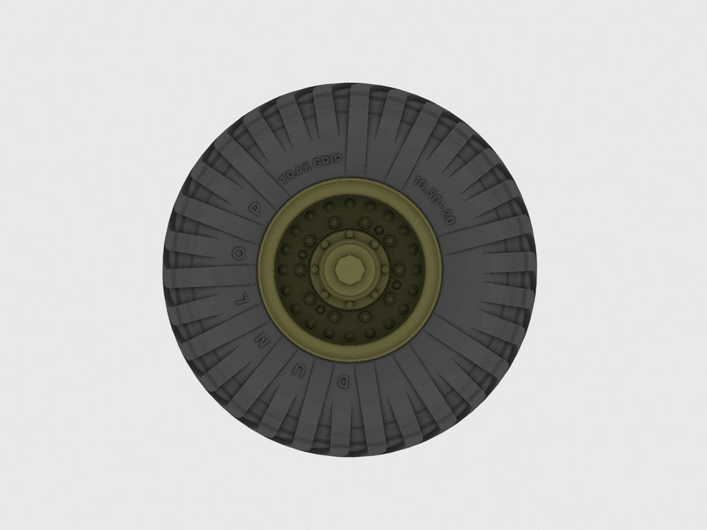 Panzer Art RE35-305 Matador/Dorchester/AEC Road wheels (Dunlop) 1/35 – image 3
