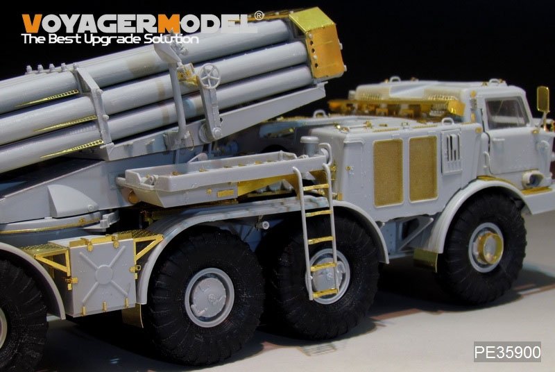Voyager Model PE35900 Modern Russian 9P140 TEL of 9K57 Uragan(BM-27) MLRS Basic For TRUMPETER 1/35 – zdjęcie 17