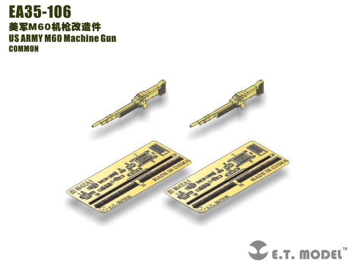 E.T. Model EA35-106 US ARMY M60 Machine Gun 1/35 – zdjęcie 3