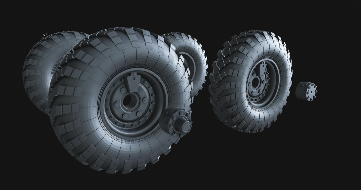 Panzer Art RE35-536 ZiL-157&amp;amp;BTR-152 road wheels 1/35 – image 5