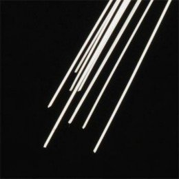 Plastruct 90713 Pręt 0.3mm x 1.5mm - 250mm (Styrene White) / 10 szt.