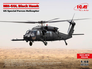 ICM 48360 MH-60L Black Hawk US Special Forces Helicopter 1/48 – image 2