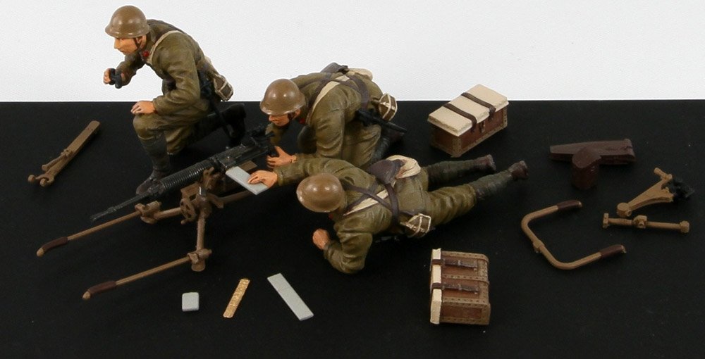 Pit-Road G39 IJA Type 92 Heavy Machine Gun with Figure 1/35 – zdjęcie 2