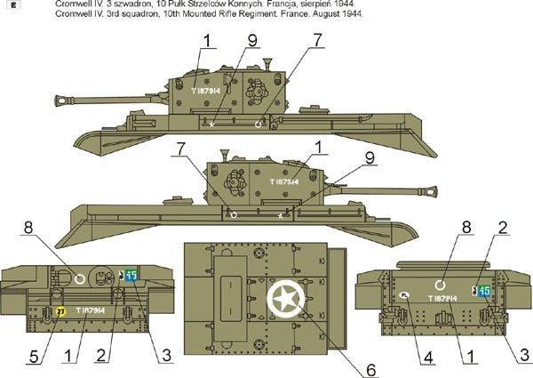 ToRo Model 35D17 - Cromwell &amp;amp; Centaur tanks in Polish service vol.2 1/35 – zdjęcie 3