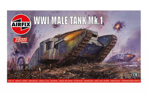 Airfix A01315V Vintage Classics - WWI Male Tank Mk.I 1/76