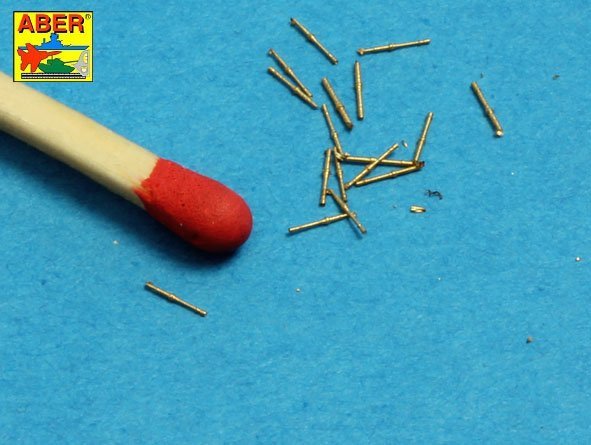 Aber 700 L-36 Set of 20 pcs 37 mm /54 Breda gun barrels for Italian Navy ships 1/700