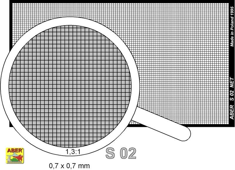 Aber S-02 Net 0,7 x 0,7 mm – zdjęcie 2