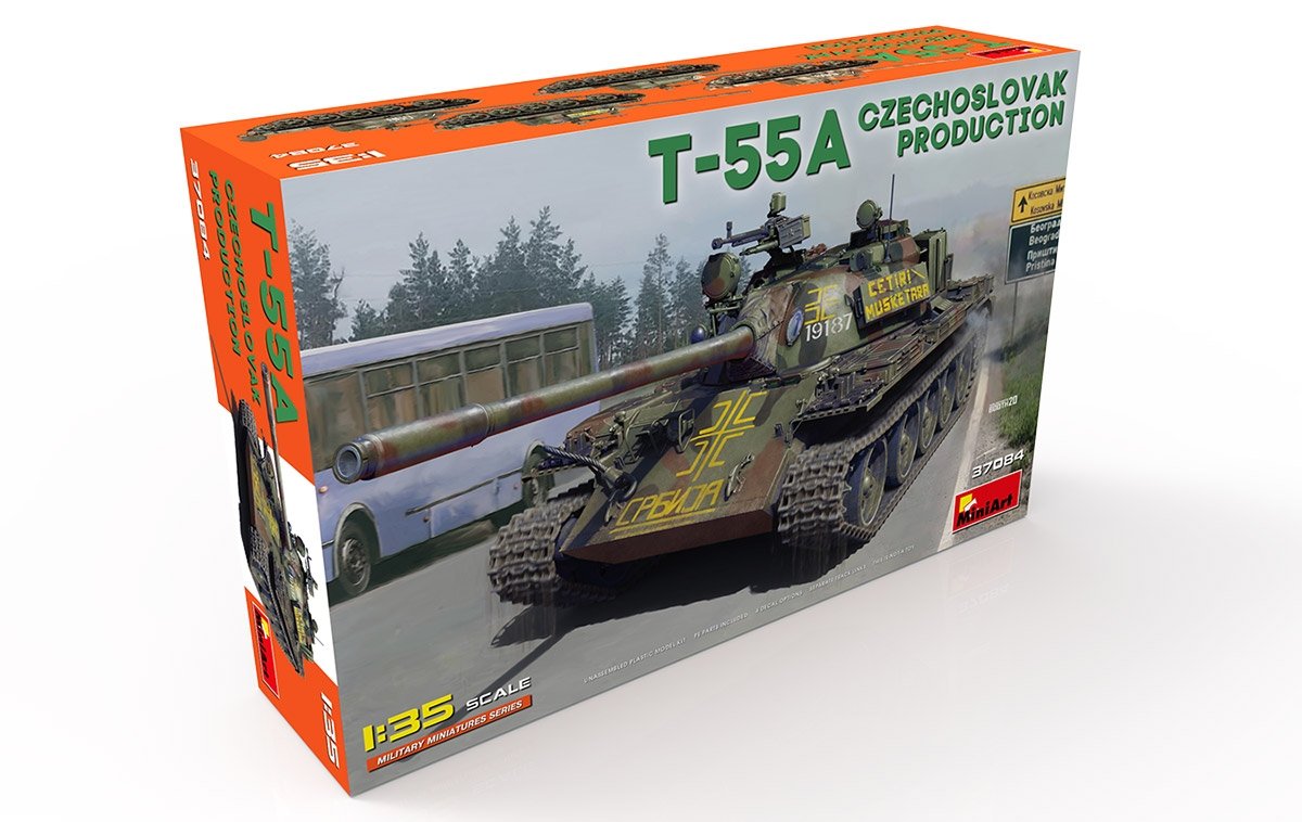 Miniart 37084 T-55A CZECHOSLOVAK PRODUCTION 1/35 – image 2