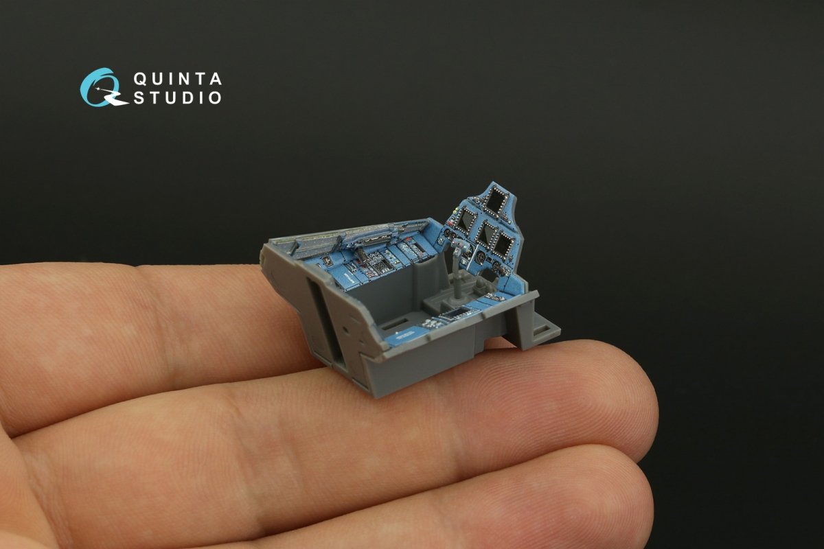 Quinta Studio QD48320 Su-30SM 3D-Printed &amp;amp; colored Interior on decal paper (GWH) 1/48 – image 9