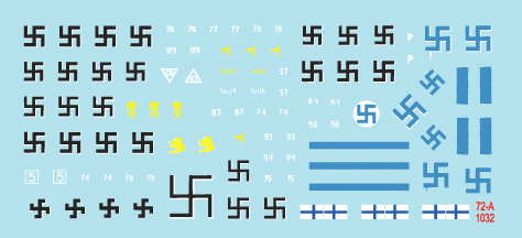 Star Decals 72-A1032 Finnish Tanks in WW2 # 4. T-26 m/1931 Twin Turret, T-26 m/1939, OT- 26, OT-130 and OT-133 Flame tanks. 1/72 – zdjęcie 3