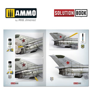 AMMO of Mig Jimenez 6521 How To Paint Bare Metal Aricraft Solution Book – zdjęcie 5
