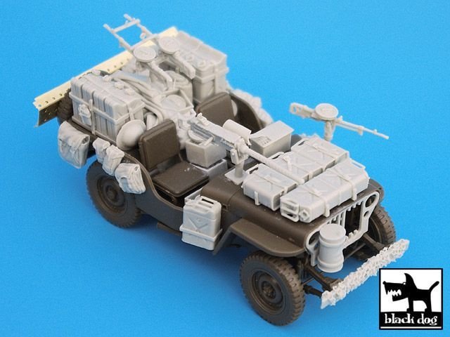 Jeep SAS britannique Black Dog T35014 Africa pour Tamiya/Italeri au 1/35