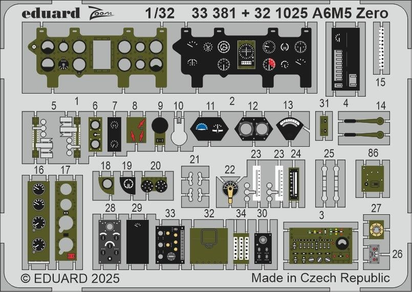 Eduard 33381 A6M5 Zero TAMIYA 1/32