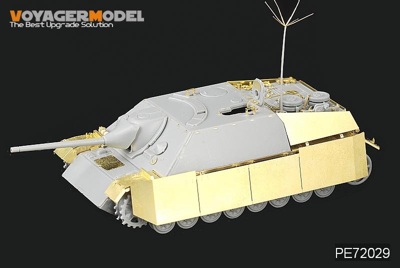 Maquette Voyager PE72029 Jagdpanzer IV allemand de la Seconde Guerre mondiale pour kit DRAGON 7276 au 1/72