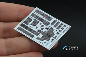 Quinta Studio QDS-48572 AH-64A 3D-Printed &amp;amp; coloured Interior on decal paper (Academy/Modelist) (small version) 1/48 – zdjęcie 4