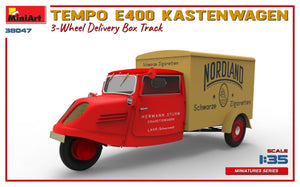 MiniArt 38047 TEMPO E400 KASTENWAGEN 3-WHEEL DELIVERY BOX TRACK 1/35 – zdjęcie 4