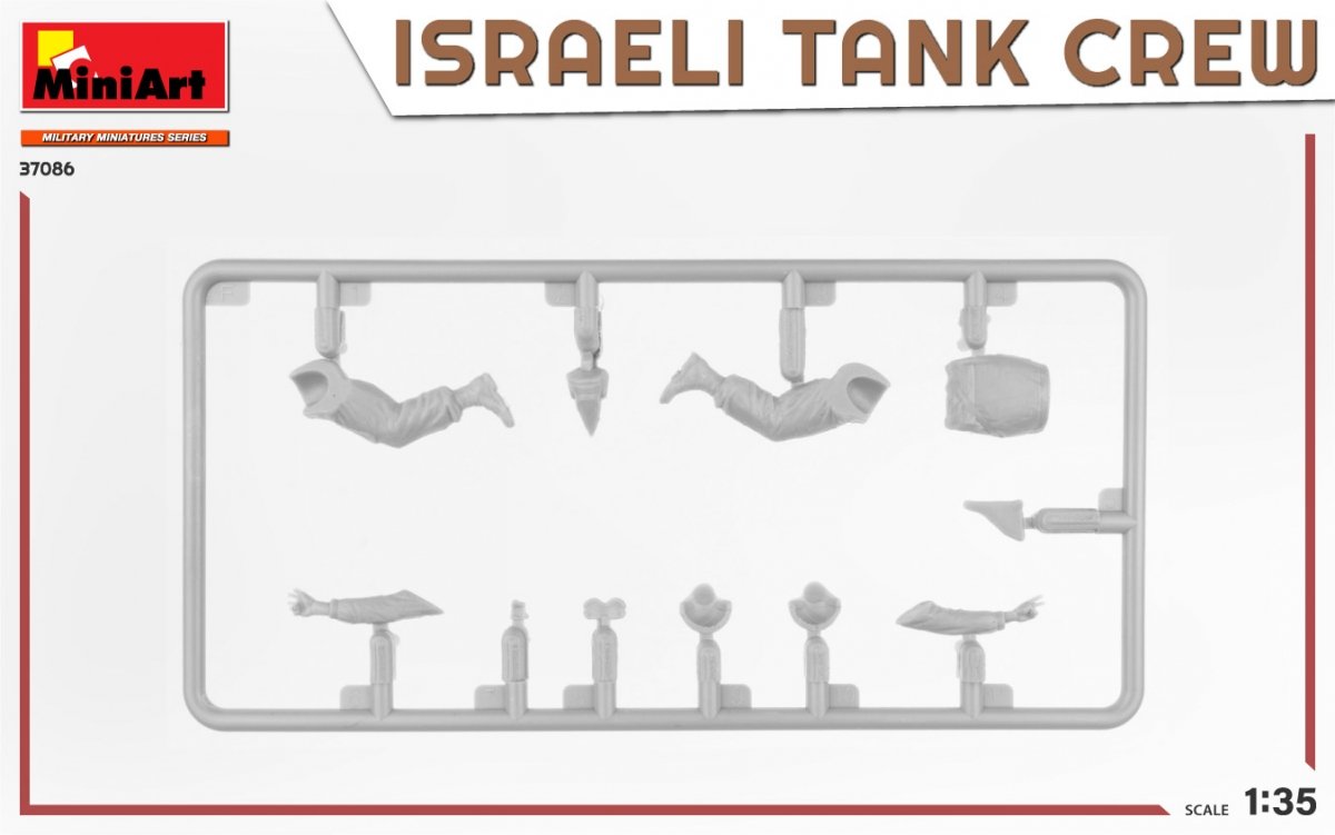 MiniArt 37086 ISRAELI TANK CREW. YOM KIPPUR WAR 1/35 – immagine 5