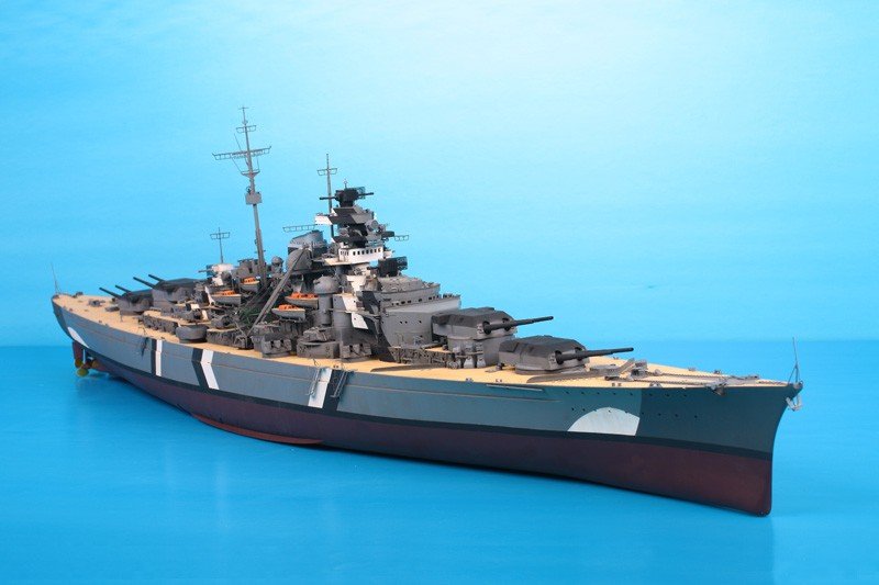 Trumpeter 03702 German Bismarck Battleship 1/200 – zdjęcie 16
