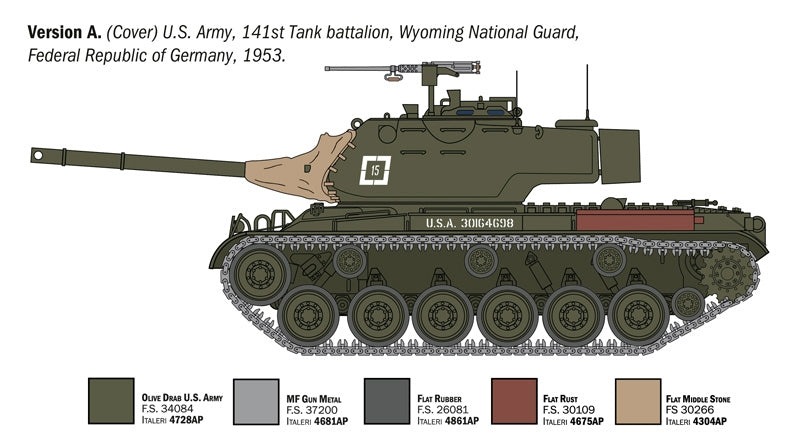 Italeri 6763 M47 Patton (New Parts) 1/35 – zdjęcie 7