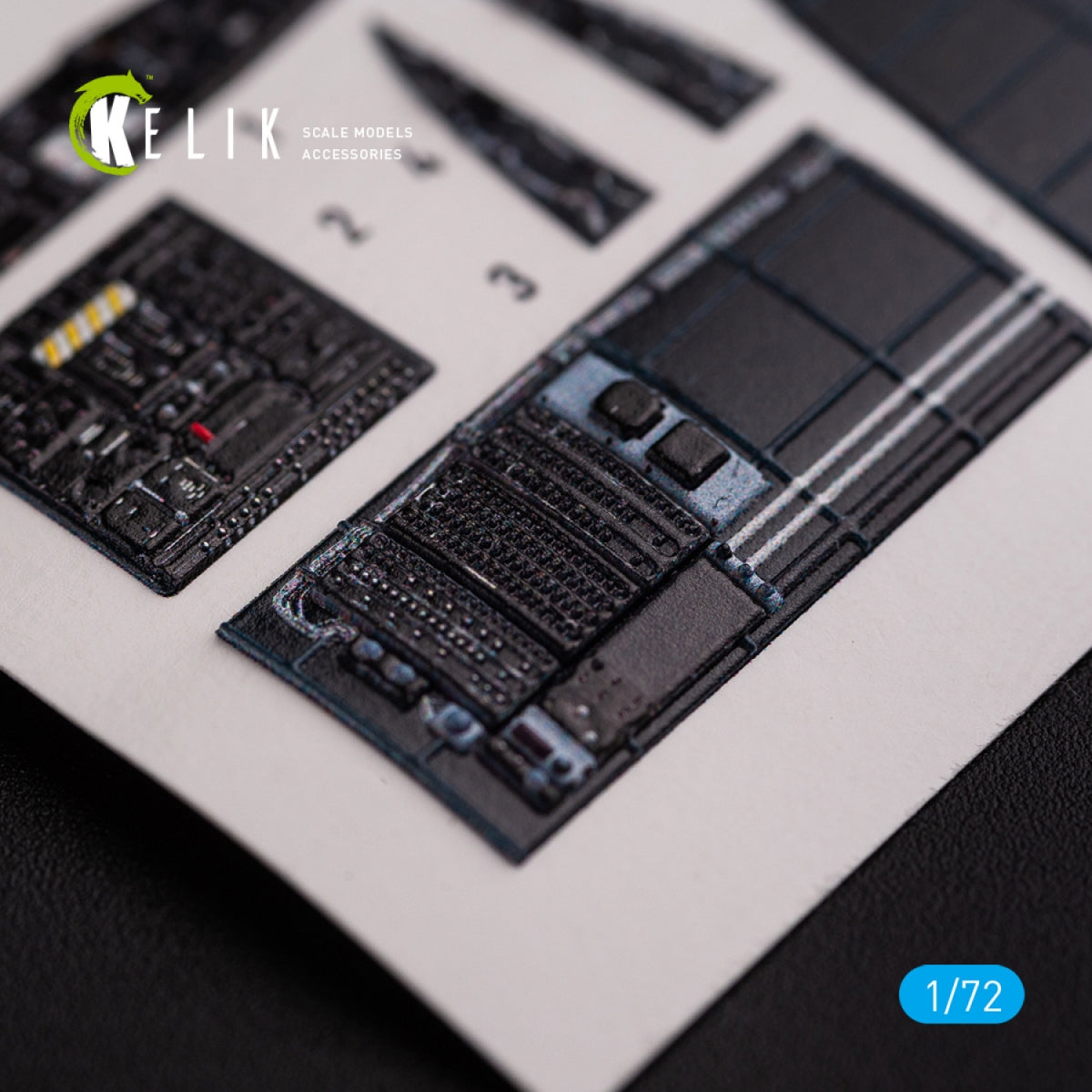 KELIK K72078 CH-53D Sea Stallion interior 3D decals for Fujimi/Academy kit 1/72 – image 9