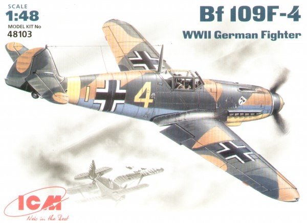 ICM 48103 Bf 109F-4 WWII German Fighter 1/48