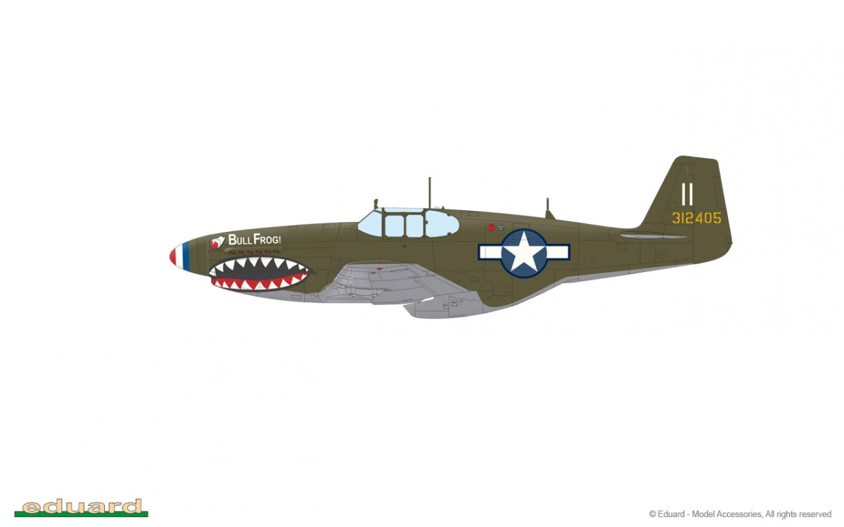 Eduard 82107 P-51B Mustang Birdcage canopy 1/48 – zdjęcie 10