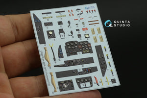 Quinta Studio QD32070 Me 262B1a/U-1 3D-Printed &amp;amp; colored Interior on decal paper (Trumpeter) 1/32 – image 10