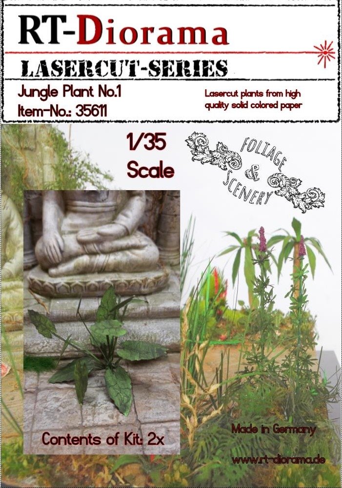 RT-Diorama 35611 Plante de la jungle n° 1 1/35 