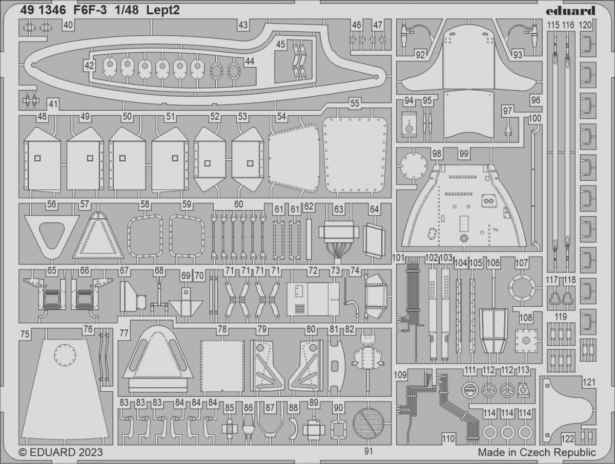 Eduard 491346 F6F-3 EDUARD 1/48 – zdjęcie 2