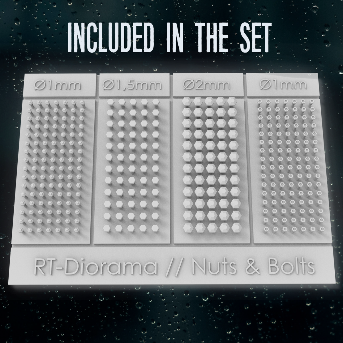 RT-Diorama 35651 3D Resin Print: Nuts and Bolts 1/35 – zdjęcie 2