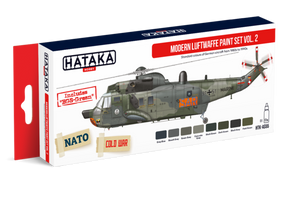 Hataka Hobby HTK-AS55 Modern Luftwffe paint set vol. 2 (8x17ml)