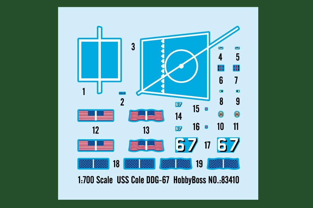 Hobby Boss 83410 USS Cole DDG-67 1/700 – zdjęcie 3