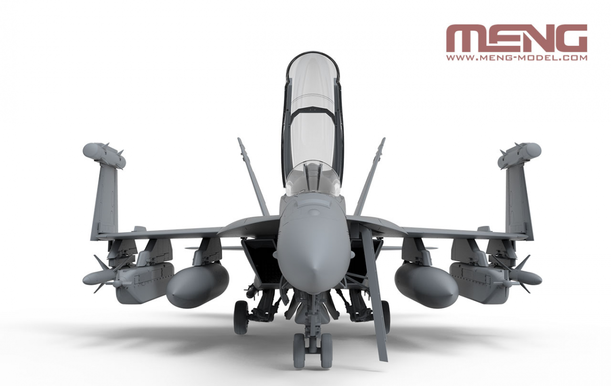 Meng LS-019 Boeing EA-18G Growler Electronic Attack Aircraft Yellow Jackets 1/48 – zdjęcie 8